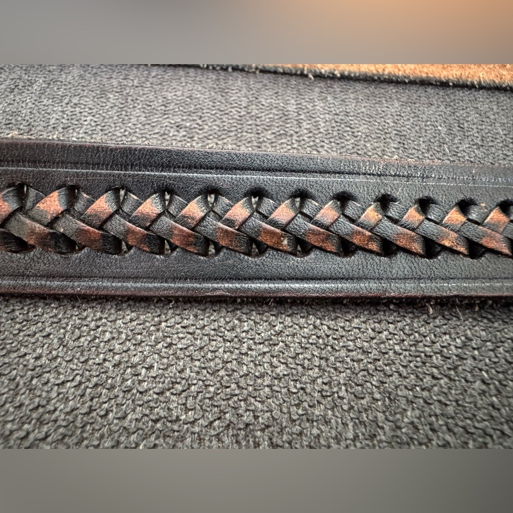 J. Crew‎ brown genuine leather women’s belt size M - Picture 5 of 7